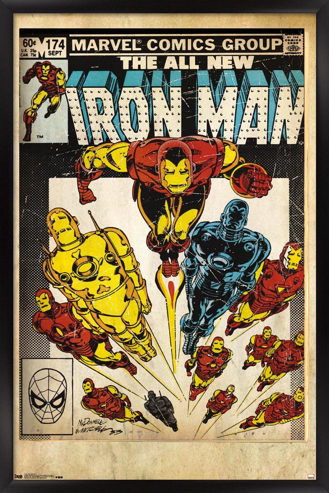 アイアンマン コミック ポスター Amazon.com: Trends International Marvel Comics - Iron Man - Cover